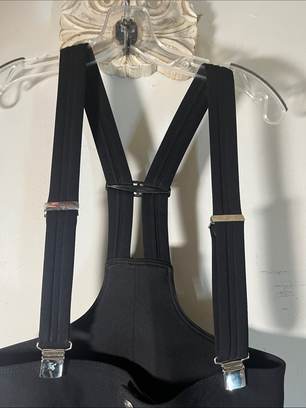 Feller Hosen Ski Bib Overalls Black Made In Austria Vintage View 3